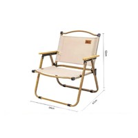 PLUS会员：ZIYOUKE 自由客 户外折叠椅克米特椅 木纹椅架