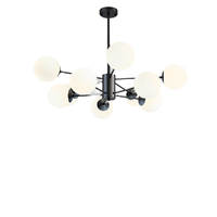 佳佰 MKL 北欧魔豆吊灯 5W 冷光 黑色 10头