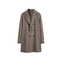 PEACEBIRD WOMEN 太平鸟女装 男士中长款大衣 BWAAC4515 深卡其 XL