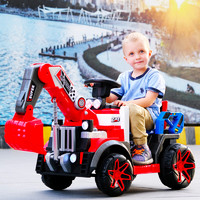 starry care 儿童玩具电动挖掘机可坐可骑大号挖土机工程车2-3-6岁 畅玩款