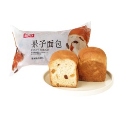 桃李 果子面包240g*2袋