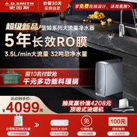 A.O.史密斯 史密斯佳尼特蓝鲸1400G净水器3.5升/分钟长效RO膜CR3500AB1