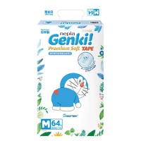 nepia 妮飘 Genki哆啦A梦系列纸尿裤M码64片