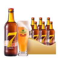 TAISHAN 泰山 啤酒 鲜活原浆7天 9度 450ml*6瓶