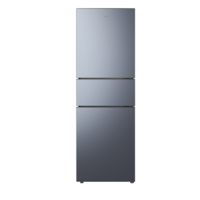 Midea 美的 236升三门家用电冰箱三开门小型冰箱风冷无霜BCD-236WTM(E)