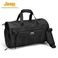 Jeep 吉普 运动健身训练包带鞋仓男户外大容量旅行运动包斜挎手提包