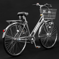 phillips 菲利普 自行车复古罗拉刹车禧玛诺内三速代步通勤车男女