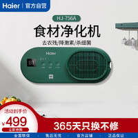 海尔(Haier)果蔬清洗机家用便携智能洗菜机食材水果蔬菜肉类全自动净化器 果蔬机HJ-F756A