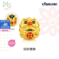 周生生 黄金转运珠 Charme文化祝福国风貔貅葫芦足金串珠 不含手绳 组合单颗 定价 92624C貔貅