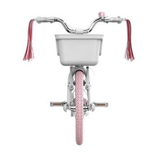 Ninebot 九号 儿童自行车 16寸女款儿童单车 纳恩博童车配车篮 粉色