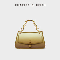 CHARLES & KEITH 女士金属锁装饰斜挎包 CK2-50781691