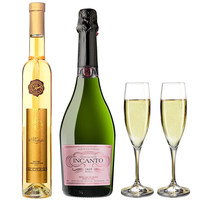 PIUS：美绚 凯迪亚山区晚收马尔维萨甜白 375ml +无醇起泡酒 750ml