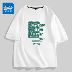 JEANSWEST 真维斯 男士纯棉短袖T恤JR-23-10629