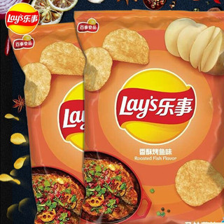 Lay's 乐事 马铃薯片 香酥烤鱼味 70g*3袋