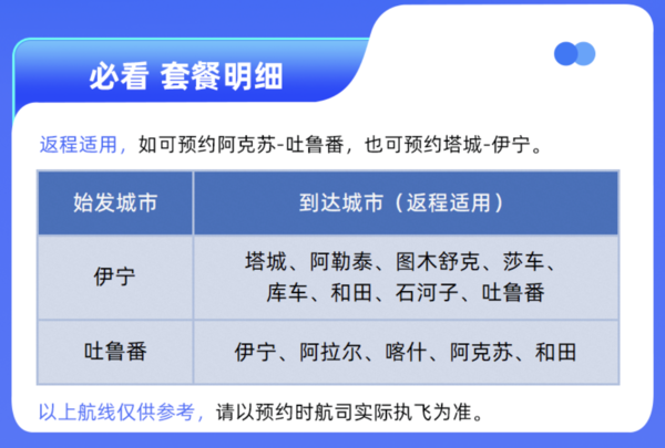 深度游新疆可囤！天津航空疆内航线经济舱2次卡