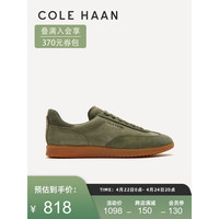 colehaan歌涵 男士休闲鞋春夏新款牛皮革鞋面时尚德训鞋C35824 绿色-C35824 43