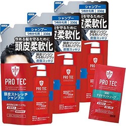 PRO-TEC プロテク(PRO TEC) 弹力洗发水补充装 230g x 3 (***)