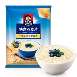 88vipquaker桂格快煮原味燕麦片袋谷物食品粗粮营养早餐早点1000g1袋