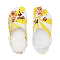 crocs 卡骆驰 POP MART联名 男女款拖鞋 208255-185945 白黄色 45