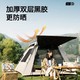 探险者 TAN XIAN ZHE）帐篷户外露营公园野外儿童家庭全自动遮阳 5-8人黑胶遮阳帐篷