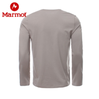 Marmot 土拨鼠 户外运动徒步登山男款棉质圆领透气长袖T恤