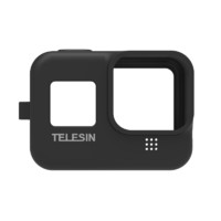 TELESIN GoPro8硅胶套hero8配件硅胶保护套机身保护防磕保护壳 黑色