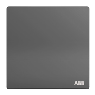 ABB 轩致系列 AF127-G 单开单控开关 灰色
