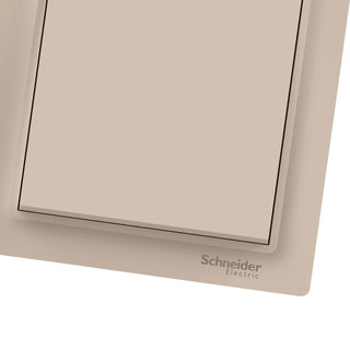 Schneider Electric 施耐德电气 歆意系列 A3J31L1_WG_C1 一开单控开关 金色