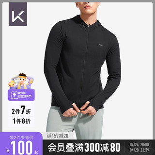 Keep K191SS-T006 男子运动连帽外套 (青苔绿，XL)