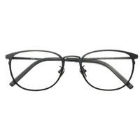 HAN 汉 代 HD3312A 眼镜架+1.6防蓝光镜片 哑黑