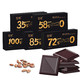 PLUS会员：黑巧克力超苦共260g100%黑巧2盒