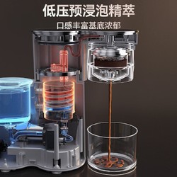 SUPOR 苏泊尔 意式半自动咖啡机家用小型迷你便携式浓缩咖啡美式花式咖啡SW-CFP201