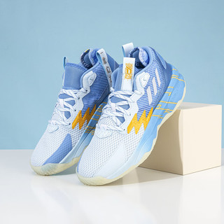 adidas 阿迪达斯 Dame 8 Big Mood 中性篮球鞋 HQ4504 蓝/橙色/白 48