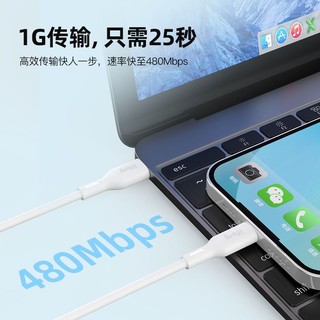 ifory 安福瑞 MFI认证 苹果数据线 USB A To Lightning