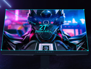 ThundeRobot 雷神 黑武士系列 DQ27F240L 27英寸 IPS Adaptive-Sync 显示器（2560×1440、240Hz、99%sRGB、HDR400）