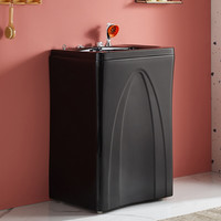 SSWW 浪鲸 P006 三裙边亚克力宠物浴缸 黑色