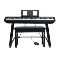 YAMAHA 雅马哈 P系列 P-48 电钢琴 88键重锤 主机+U架+单踏+双人琴凳+琴罩+数据线+转换头