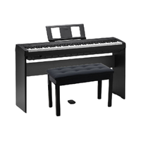 YAMAHA 雅马哈 P系列 P-48 电钢琴 88键重锤 主机+木架+单踏+双人琴凳+琴罩+数据线+转换头