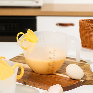 TINY HOME家用过滤量杯带刻度大容量食品级计量水杯烘焙专用打蛋杯 过滤量杯