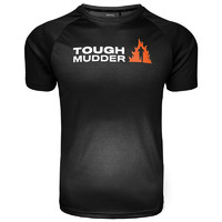 CRAFT夸夫特训练 Tough Mudder 泥巴硬汉Logo 短袖T 男跑步短袖t恤半袖 黑 S