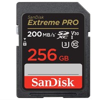 SanDisk 闪迪 Extreme PRO 至尊超极速 SD存储卡 256GB（UHS-I、V30、U3）