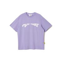 JACK&JONES 杰克琼斯 男士圆领短袖T恤 222101067 淡紫色 M