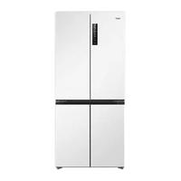 Haier 海尔 500L零距离自由嵌入式十字双开四门电冰箱家用白色无霜一级能BCD-500WGHTD49W9U1