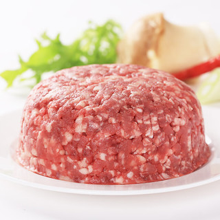 科尔沁（KERCHIN）牛肉馅500g/袋免洗免切包子饺子馅牛肉羹牛肉饼 内蒙国产生鲜牛肉