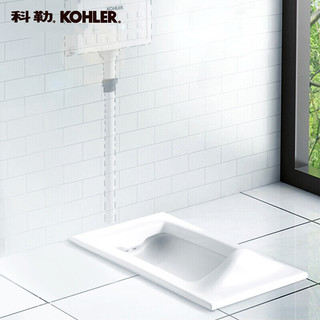 KOHLER 科勒 蹲便器 大便器陶瓷蹲坑无踏板卫生间蹲坑防臭蹲厕