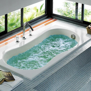 科勒（KOHLER） 浴缸家用卫生间亚克力嵌入式成人浴缸贝诗按摩浴缸 18234T-K-0