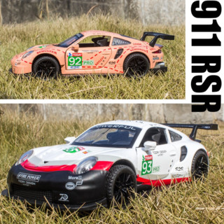砺能玩具 1/32 保时捷911 RSR 车类模型 黑色