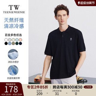 TEENIE WEENIE 男士短袖POLO衫 TNHW226301I 浅黄色 XXL