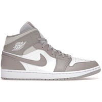 NIKE 耐克 AIR JORDAN 正代系列 Air Jordan 1 Mid 男子篮球鞋 554724-082 灰白色 42