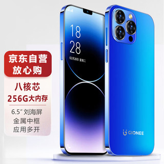 GIONEE 金立 G14ProMax 八核256GB智能手机自营 超薄大屏游戏4G全网通双卡双待 蓝色